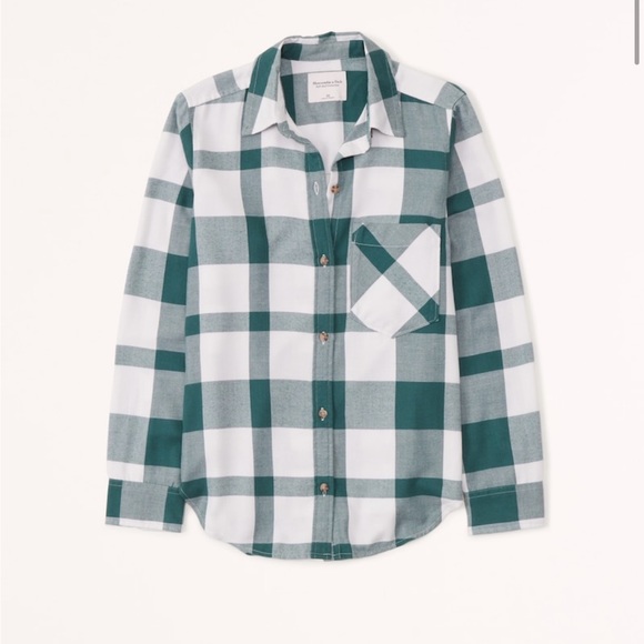 Abercrombie & Fitch Tops - Abercrombie & Fitch Soft AF Relaxed Flannel